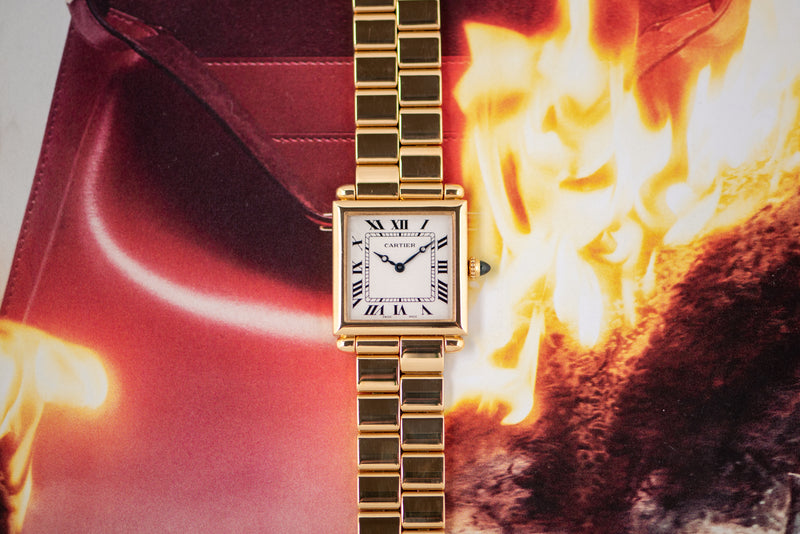 1990s Cartier Obus 18k Yellow Gold 1630